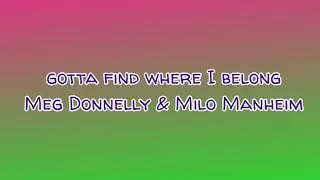 ZOMBIES 2 - GOTTA FIND WHERE I BELONG (Lyrics)