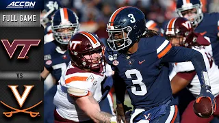 Virginia Tech vs. Virginia Full Game | 2019 ACC Football