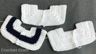 crochet baby yoke/Yoke for cardigan, romper,dress