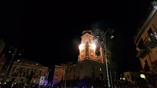 Biancavilla 6 Ottobre 23 Rientro Processione S. Placido e Piromusicale Barocco VACCALLUZZO EVENTS 4K