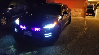 DIY Install Kia Stinger GT - LED Devils Claw Canards and Velossa Tech Ram Air Intake Lit Kit