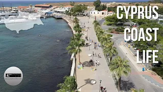 Paphos Sea Front From Above