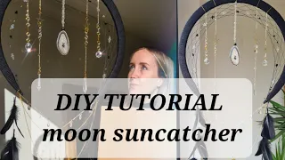 Crystal suncatcher tutorial mooncatcher / how to make a moon suncatcher - Dark fairy