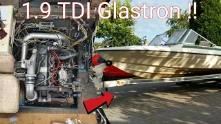 Engine Swapped Glastron V174 - 1.9 TDI Car Engine!