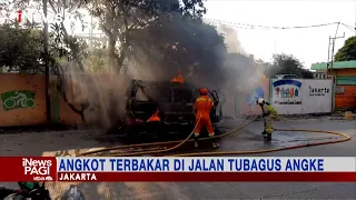 Diduga Korleting Listrik, Angkot di Jalan Tubagus Angke, Terbakar #iNewsPagi 16/07