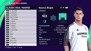 PES 2021 - Classic Real Madrid