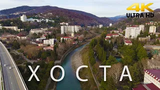 Sochi, Khosta from a drone | Over the cities | 4K drone cinematic