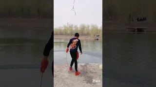 match fishing, Fishing net Catch a lot of fish in the river by nets 1