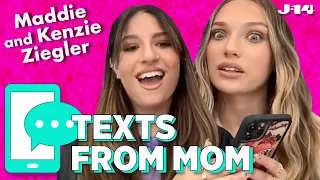 Maddie Ziegler & Kenzie Ziegler Play Texts From Mom With J-14