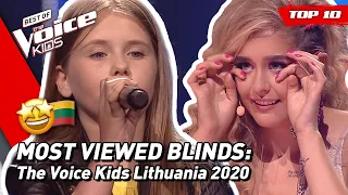 TOP 10 | MOST VIEWED Blind Auditions of 2020: Lithuania 🇱🇹 | The Voice Kids