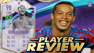 5⭐/5⭐ 98 COVER STAR ICON RONALDINHO SBC PLAYER REVIEW - RONALDINHO GAUCHO - FIFA 23 ULTIMATE TEAM