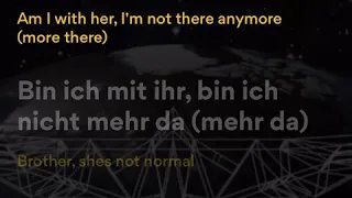 Raf Camora - Adriana (lyrics) deutsch & english