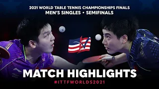 Fan Zhendong vs Liang Jingkun | 2021 World Table Tennis Championships Finals | MS | SF