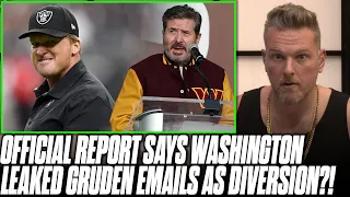 Official Report Says Dan Snyder & Commanders Leaked Gruden Emails | Pat McAfee Reacts