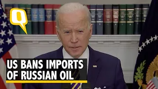 Ukraine Crisis | Biden Announces Ban on Russian Oil, Gas & Energy Imports Over Ukraine Invasion