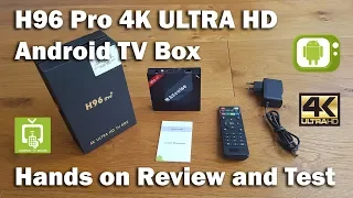 H96 Pro+ 4K ULTRA HD Android TV Box [Hands on Review and Test]