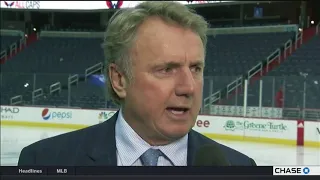 Rick Bowness -- Tampa Bay Lightning at Washington Capitals Game 4 05/17/2018