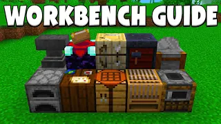 Minecraft All WORKBENCH Guide in Hindi🔥| Every WORKBENCH Use & Recipe 😍