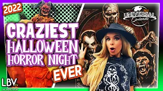 Opening Night Halloween Horror Nights | Scariest Houses | New Foods | Scare Zones | Universal 2022