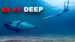 I Launched A Spear Through A 110 lbs Tuna