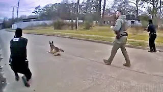 Bodycam Footage of Shootout Between Houston Officers & Carjacking Suspect