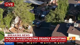 Woman shot, killed at Gilbert townhome