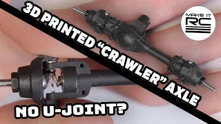 DIY 3D Printed Micro RC Steer Axle Built with Springs, Glue, and Dreams 😂 But Will it Actually Work?