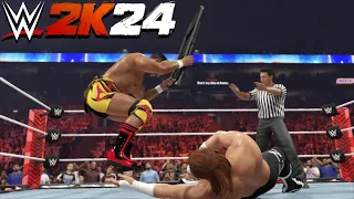 WWE2K24 Gameplay | SAMI ZAYN Vs CHAD GABLE [Legendary Difficulty - Ultra Graphics]
