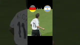 Germany vs Argentina World Cup Quarter - Finals 2006 #football #shorts