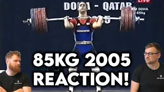 Weightlifting Coaches React to 2005 85kg World Championship!