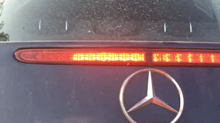 LED стоп сигнал на Mercedes W211