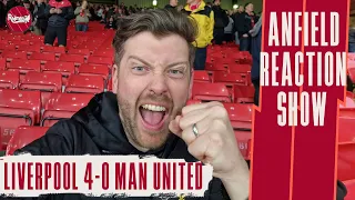 THEY'RE SO S*** IT'S UNBELIEVABLE! | LIVERPOOL 4-0 MAN UNITED | ANFIELD REACTION