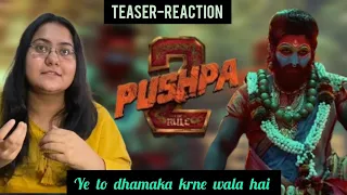 Pushpa 2 The Rule Teaser - Reaction| AnushkaReacts