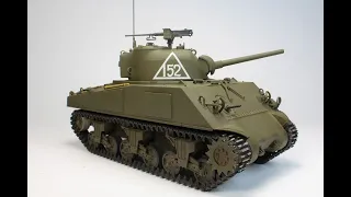 Zvezda 1/35 M4A2 Sherman, Step by Step Tank Model Build Video, Part 2