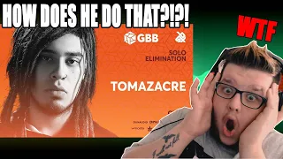 REACTING to TOMAZACRE | Solo Elimination | Grand Beatbox Battle 2019|(WTF)