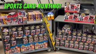 *FINDING TONS OF MYSTERY MEGA BOXES ON THIS SPORTS CARD HUNTING TRIP🤯 + NBA Mystery Mega Box! 🏀