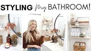 BATHROOM DECOR IDEAS || BATHROOM STYLING FOR FALL