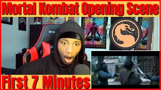 Mortal Kombat | (2021 Movie) | OPENING 7 MINUTES REACTION