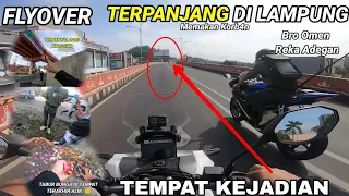 REKA ADEGAN DAN MENDOAKAN DI TEMPAT KEJADIAN ASLI ALM DEN BAGUS JATUH DAN TERLEMPAR KE BAWAH..