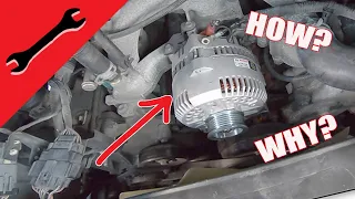 Replace and test an Alternator. How an Alternator works.