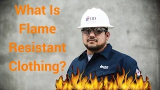 What is flame resistant clothing?