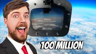 "Mr Beast 100 Million Play Button in Space🔥"  Amazing Facts (Hindi)