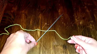 Вязание для начинающих. Как отмерить длину нити для набора петель