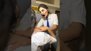 School me Zombie 🧟‍♀️😱 || Jashvi Vishvi || #shorts #trending #youtubeshorts #school #viral #magic