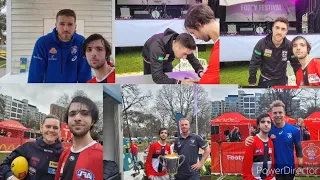 2022 AFL GF FOOTY FESTIVAL VLOG- Gresham,Bontempelli,T. Mitchell,Lily Mithen &more appearances #afl