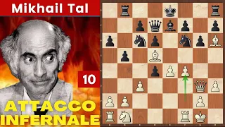 Tal vs Teschner - Attacco Infernale! | Partite Commentate di Scacchi - Mikhail Tal