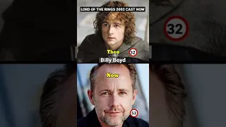 LORD OF THE RINGS (2001) CAST★NOW AND THEN #shorts