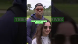 Tiger Woods ARRIVES at Adare Manor!  🇮🇪