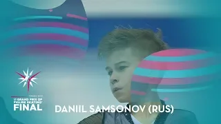 Daniil Samsonov (RUS) | Men Free Skating | ISU GP Finals 2019 | Turin | #JGPFigure