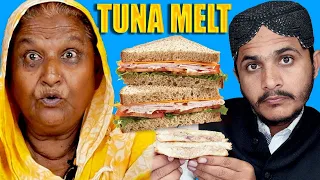 Tribal People Try Tuna Melt Sandwich For The First Time